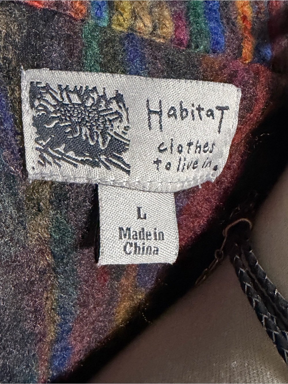 Habitat Multicolor Striped Button-Front Jacket - Picture 8 of 8